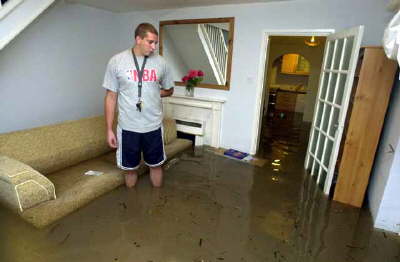 Flooded home